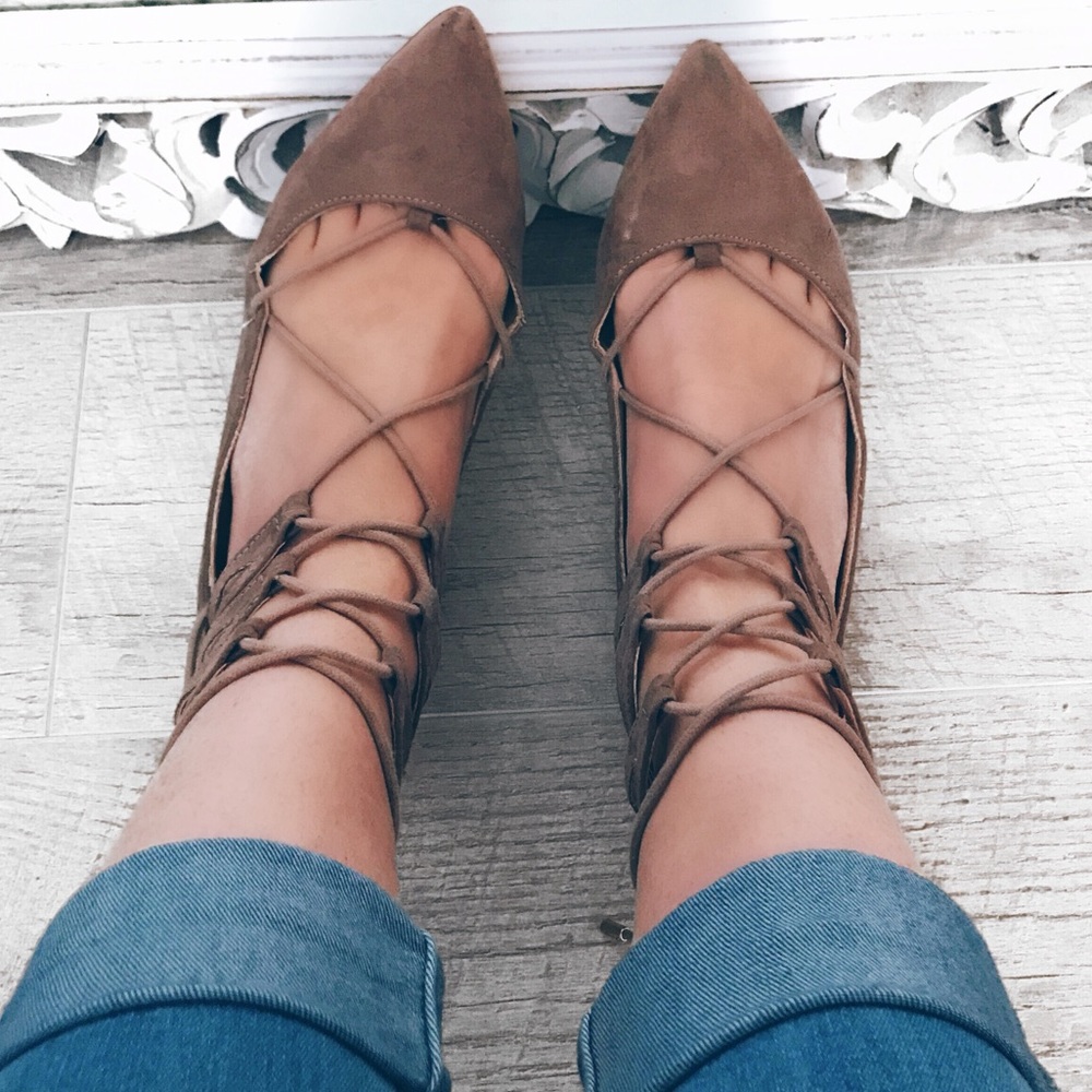 Unisa lace up flats